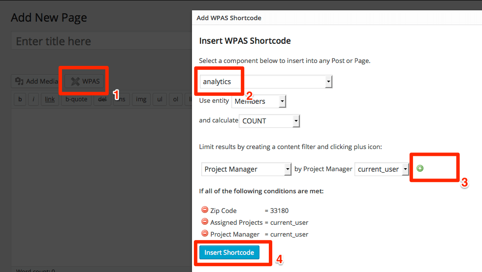 Using Analytics module - WP App Studio