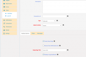 Creating data grid views in WP App Studio is very easy.